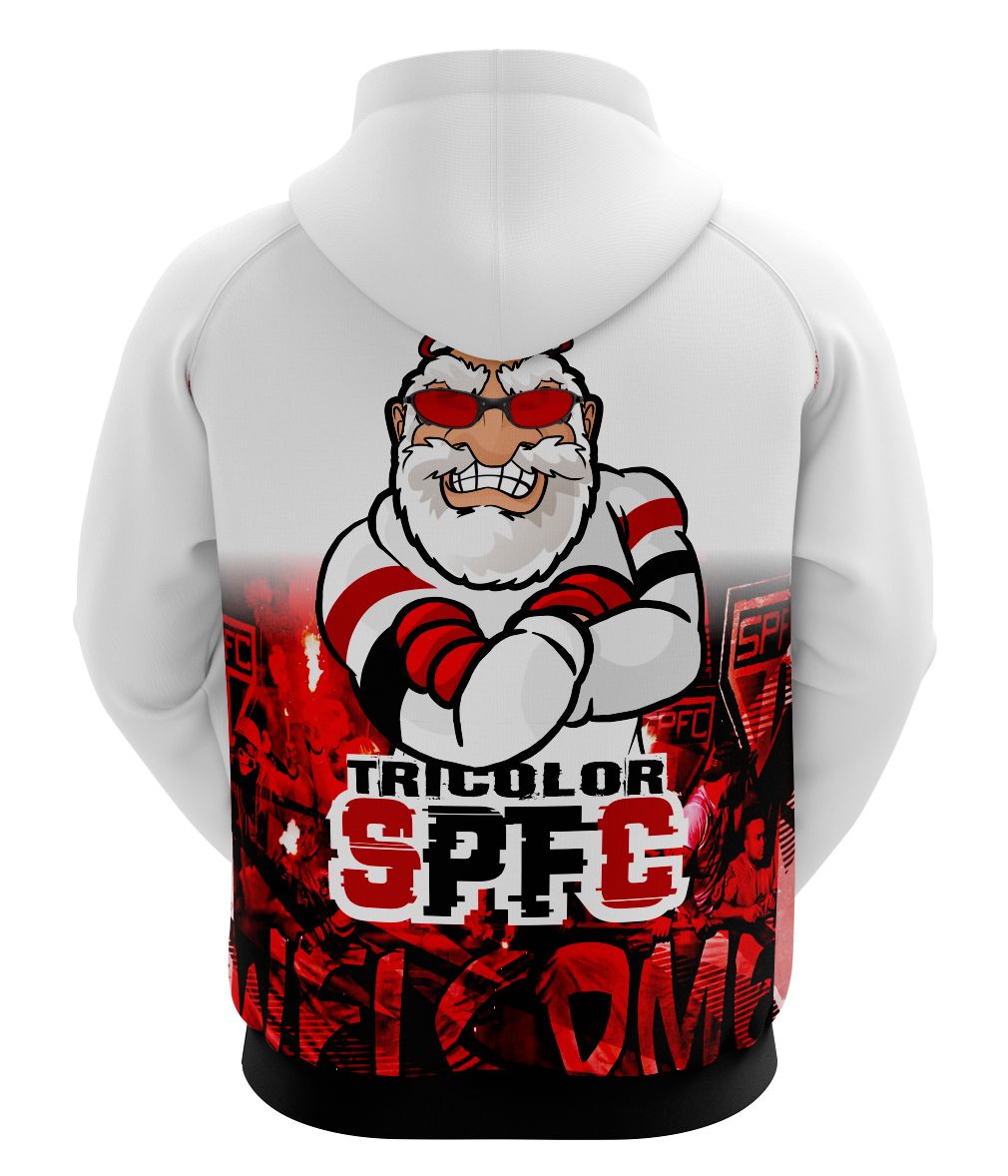 Blusa | Moletom Agasalho do São Paulo SPFC Vovô de Quebrada Tricolor - Oficial - Imagem 2