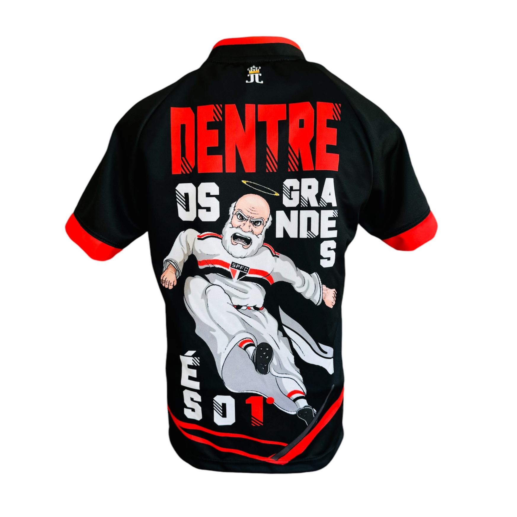 Camiseta Infantil do São Paulo SPFC Voadora - Golpe Insano do Santo Paulo - Oficial - Imagem 2
