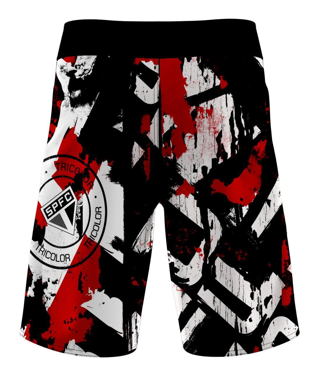 Bermuda do São Paulo Efect Tricolor Tactel Elastano Oficial - Imagem 2
