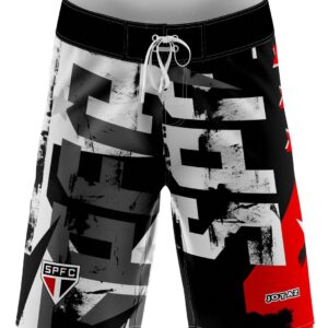 Bermuda do São Paulo FC Quebrada Masculina Tactel c Elastano | Oficial