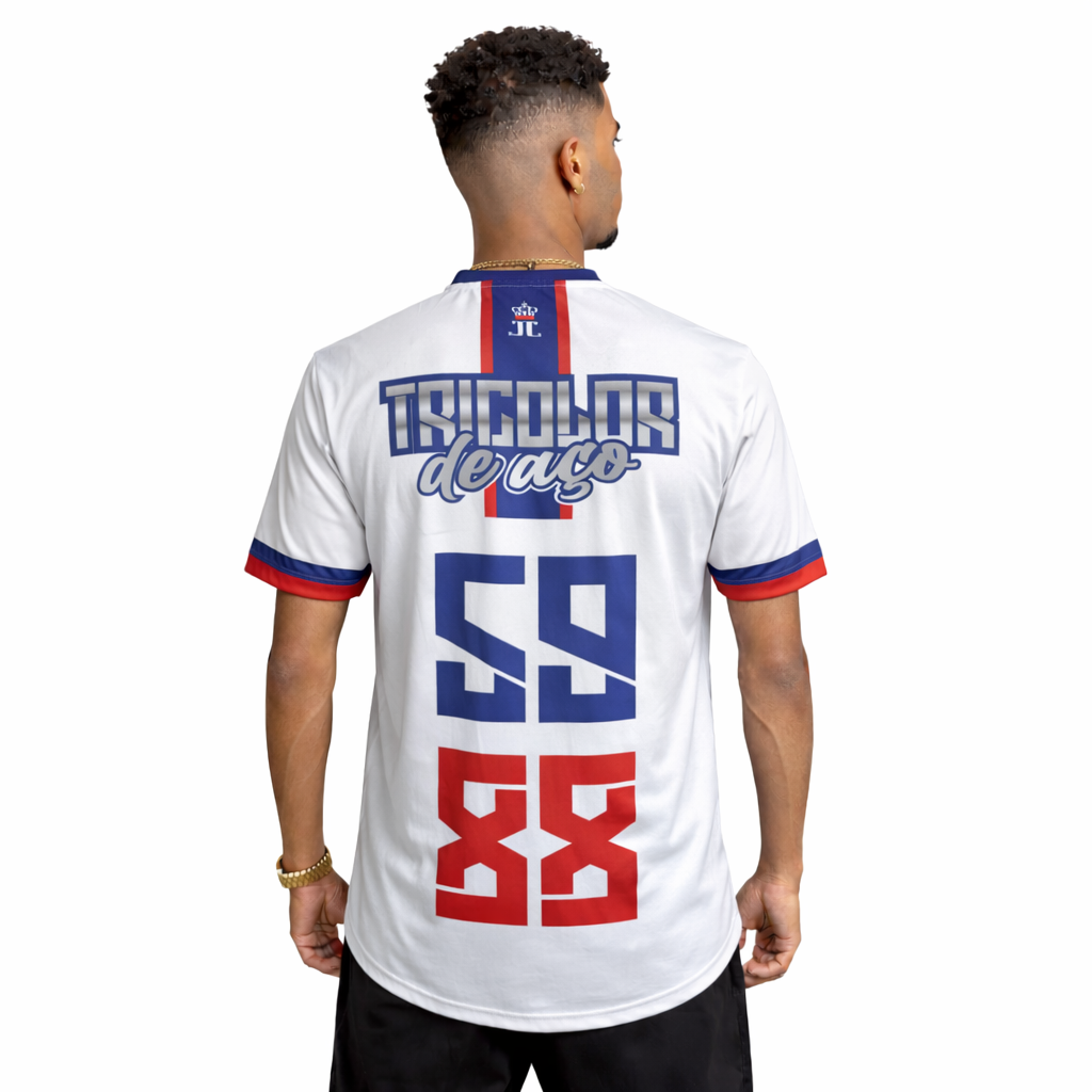 Camisa Bahia Bicampeão Brasileiro - Maior do Nordeste - Escudo Emborrachado - Imagem 3